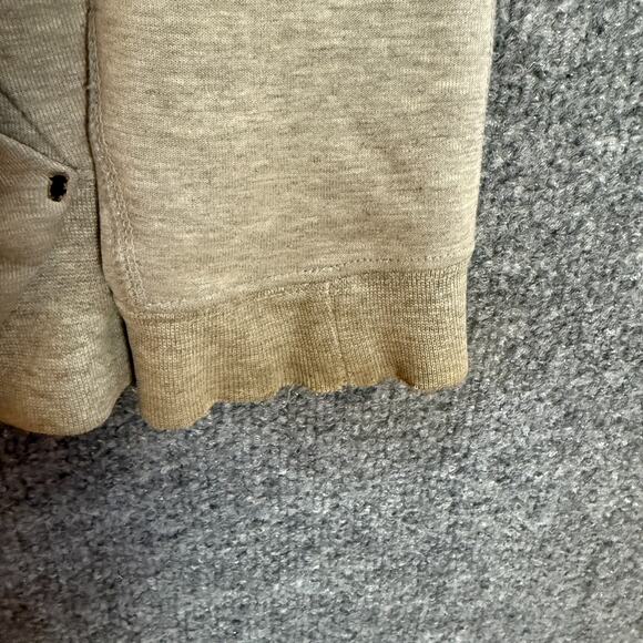 Nike Tech Sweatshirt Mens Medium Gray Full Zip Tech Fleece Swoosh Stretch Flaw - Picture 6 of 12